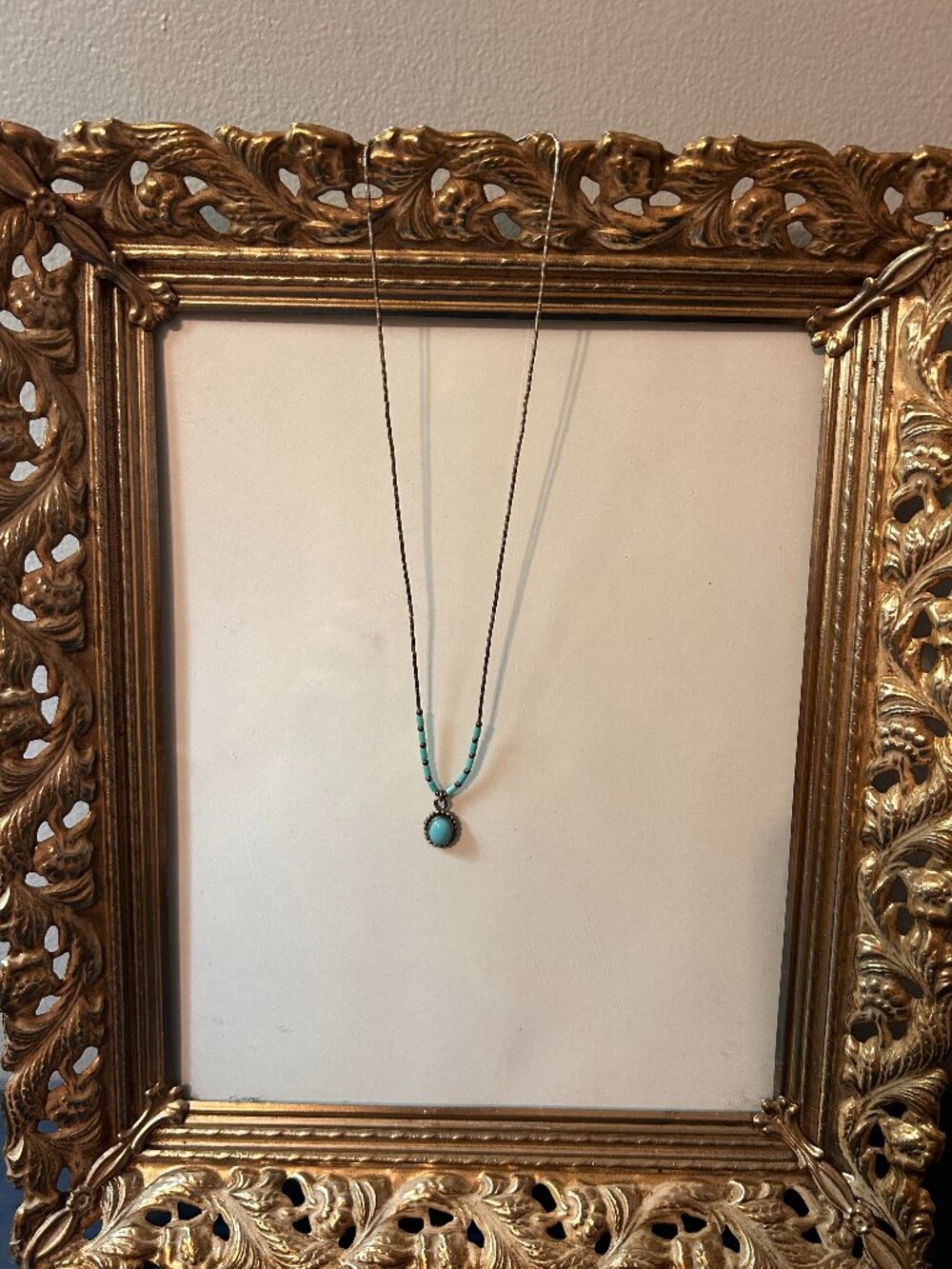 Sterling Silver & Authentic Turquoise Southwestern Women's Necklace